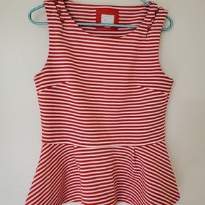 Anthropologie Postmark peplum top